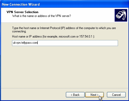 configuring vpn server windows xp