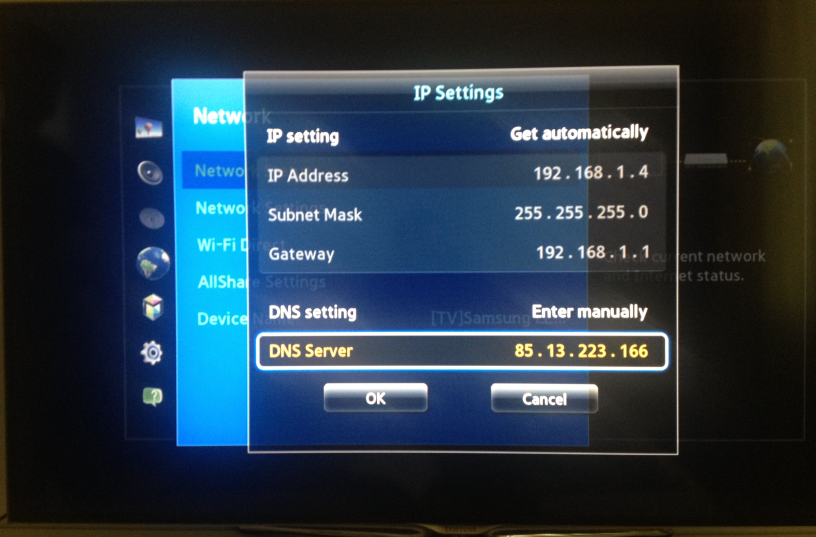 Ip телевизора samsung. Сервер DNS для телевизора Samsung. Сервер DNS для телевизора Samsung Smart TV. Что такое сервер ДНС на телевизоре самсунг. IP ТВ +18 смарт самсунг.